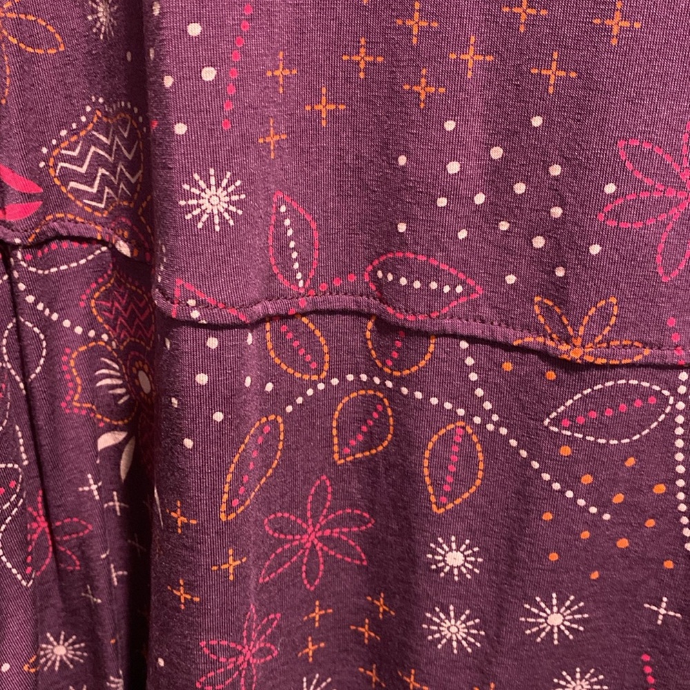 Gudrun Sjöden Purple Floral Top - Picture 3 of 8